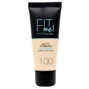 Soins visage Maybelline New York FIT ME! Foundation matte+poreless 100...