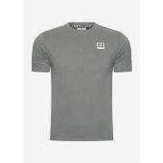 T-shirt Aquascutum T-shirt à carreaux Active Club - gris