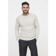 Sweat-shirt Lee Cooper Pull beige en laine