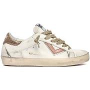 Baskets 4B12 Sneaker Suprime D303 Bianco Bronzo