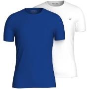 T-shirt Kaporal - Coffret de 2 tee-shirts - blanc et bleu roi