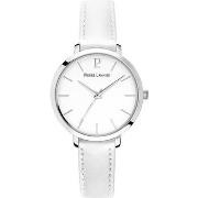 Montre Pierre Lannier CHOUQUETTE Cadran Blanc Bracelet Cuir Blanc