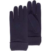 Gants Isotoner Gants Homme tactiles Marine tissu doux