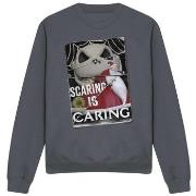 Sweat-shirt Nightmare Before Christmas Scaring Is Caring