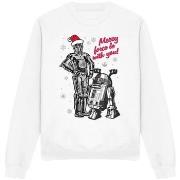 Sweat-shirt Disney Merry Christmas Droids