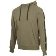 Sweat-shirt Emporio Armani Lounge Woven Tape Hooded Sweatshirt Khaki G...