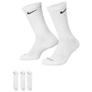 Chaussettes Nike CHAUSSETTES U NK EVERYDAY PLUS CUSH CREW - WHITE/BLAC...