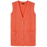 Gilet Daxon by - Gilet sans manches maille ajourée