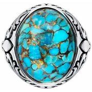 Bijoux Orusbijoux Chevalière Homme Royale Turquoise Argent