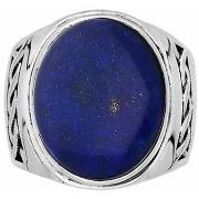 Bijoux Orusbijoux Bague Homme Lapis Massive Argent