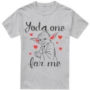 T-shirt Disney Yoda One For Me