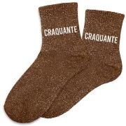 Chaussettes Sud Trading Paire de chaussettes Craquante marron à paille...