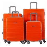 Valise Travel World Set de 4 valises Rigides XS/S/M/L BBH ORANGE