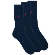 Chaussettes hautes Polo Ralph Lauren MERCERIZED SOCKS 3 PACK