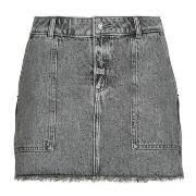 Jupes MICHAEL Michael Kors FRAYED DENIM MINI SKIRT