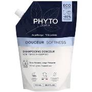 Soins cheveux Phyto DOUCEUR shampooing douceur recharge 750 ml