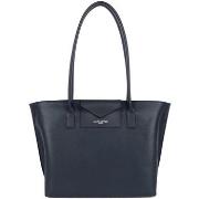 Cabas LANCASTER Sac cabas épaule Zippée M Maya 517-29 Bleu Foncé