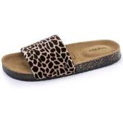 Chaussons Isotoner Chaussons mules Femme Girafe