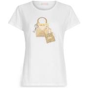 T-shirt Liu Jo T-shirt avec imprimé et strass