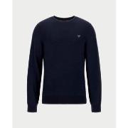 Pull Guess Pull ras du cou pour homme avec logo