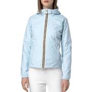 Veste K-Way Giacca Lily Plus2 Double Blue Baby - Beige Lt