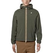 Veste K-Way Giacca Jack Stretch Nylon Jersey Green Lichen