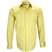 Chemise Emporio Balzani chemise fil a fil filotrino vert