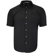 Chemise Doublissimo chemisette forte taille motifs a pois notte noir