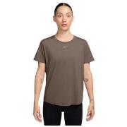 T-shirt Nike TEE SHIRT W NK ONE CLASSIC DF SS - MINK BROWN/BLACK - L