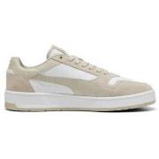 Baskets Puma COURT CLASSIC STREET SD - WHITE-DESERT DUST- GOLD - 46