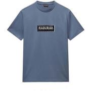 T-shirt Napapijri S Box Logo T-Shirt Stormy Weather