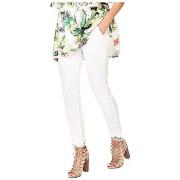 Collants Guess Pantalon Chino Femme Berta Blanc