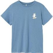 Polo enfant Name it NKMKANES SS LOOSE TOP PS