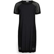 Robe Liu Jo Robe noire avec empiècements en mesh