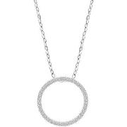 Collier Lotus Collier Silver cercle oxydes