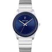 Montre Pierre Lannier CANDIDE Cadran Bleu Bracelet Acier Argenté