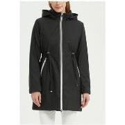 Manteau Kebello Parka Mi Longue Noir F