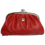 Porte-monnaie Hexagona Porte-monnaie en cuir ref 32010 Rouge 16*9*4 cm