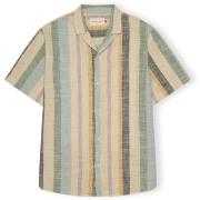 Chemise Rvlt Revolution Cuban Shirt S/S 3918 - Dustgreen