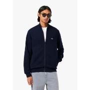 Polaire Lacoste Sweat zippé bleu