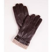 Gants Camberabero Gants en cuir doublure polaire marron