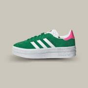 Baskets adidas Gazelle Bold Green Lucid Pink