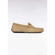 Ville basse Eden Park Mocassins beige en cuir