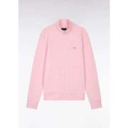 Polaire Eden Park Sweat zippé rose