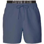 Maillots de bain Calvin Klein Jeans Double Waistband Swim Shorts Grisa...