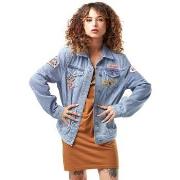 Veste Von Dutch Veste Jeans femme Sally Used Bleu