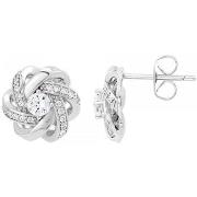 Boucles oreilles Sc Crystal B2034-ARGENT-BO