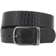 Ceinture Salsa Animal textured leather belt