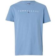 T-shirt Tommy Jeans Linear Logo T-Shirt Colorado Blue