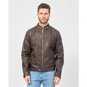 Blouson Yes Zee Veste en cuir pour homme